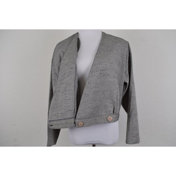 Vintage Polyester-Rayon Gray Jacket/Top - Picture 7 of 10